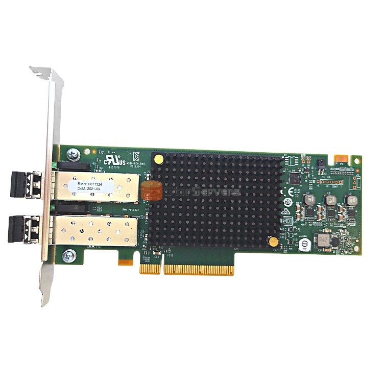 بطاقة الألياف Emulex LPE31002-M6 سعة 16 جيجابايت ثنائية المنافذ PCIE 3.0 FC HBAs