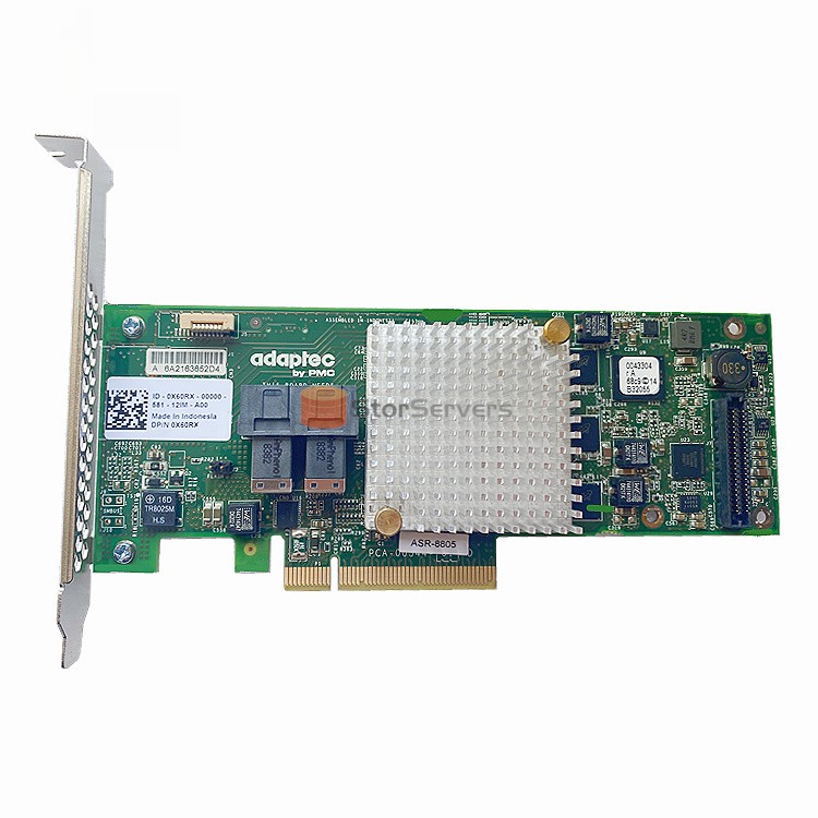 وحدة تحكم Adaptec ASR-8805 RAID 2277500-R بسرعة 12 جيجابت في الثانية SAS/SATA للخوادم