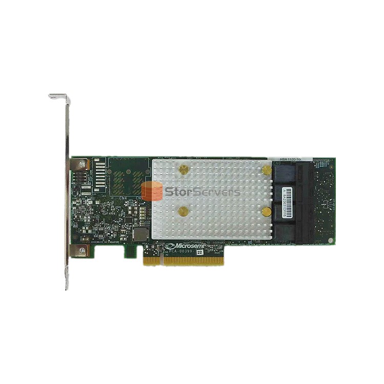 مهايئ ناقل مضيف PCIe 1100-16i 2293500-R SFF-8643 الأصلي بسرعة 12 جيجابت في الثانية PCIe Gen3 SAS/SATA