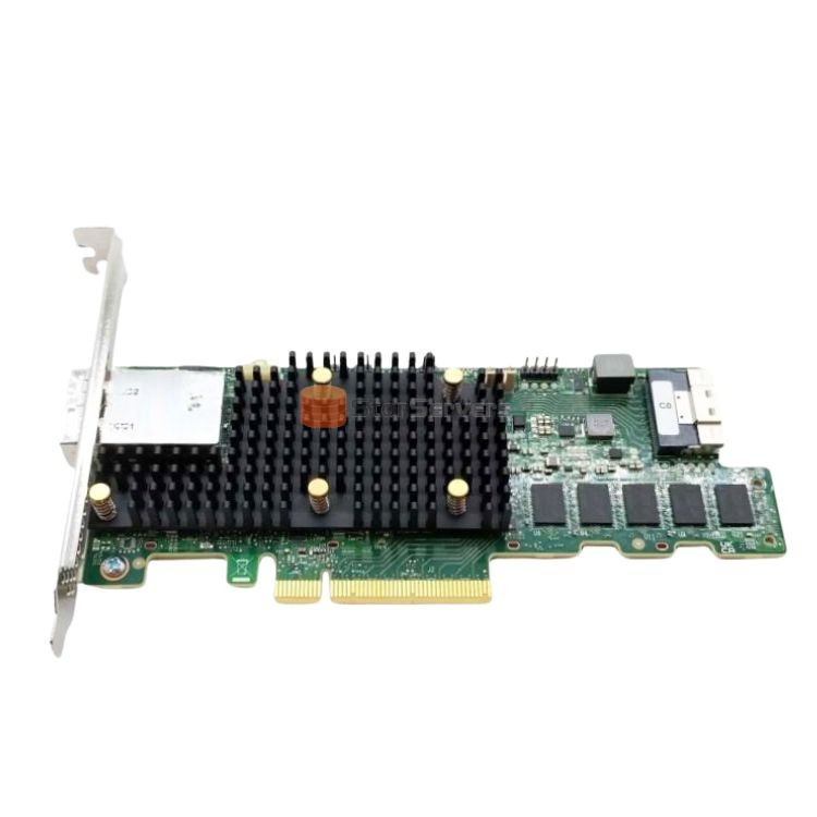 وحدة التحكم في التخزين MegaRAID 9580-8i8e SATA بسرعة 6 جيجابت/ثانية / SAS بسرعة 12 جيجابت/ثانية / PCIe 4.0 (NVMe) PCIe 4.0 x8
