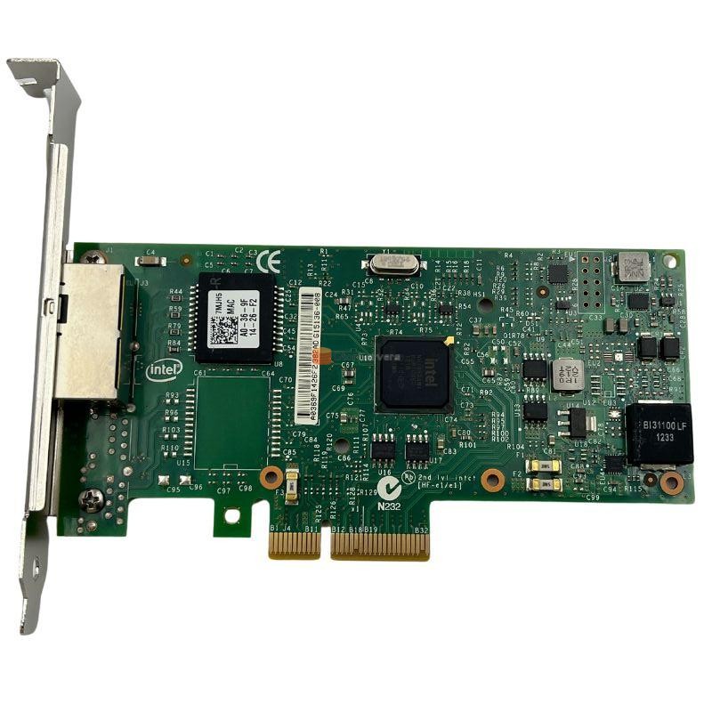 بطاقة الشبكة I350-T2 PCIe 2.1 x4 2-BASE-T ، محول خادم إيثرنت RJ-45 1G