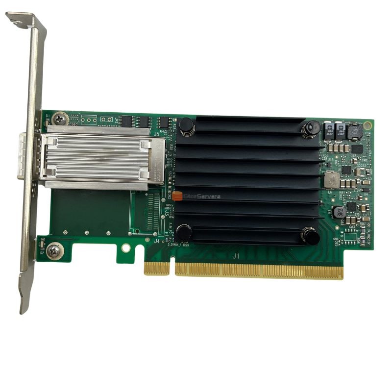 محول خادم إيثرنت بطاقة الشبكة MCX455A-ECAT PCIe 3.0 x16 1 منفذ 100G QSFP28