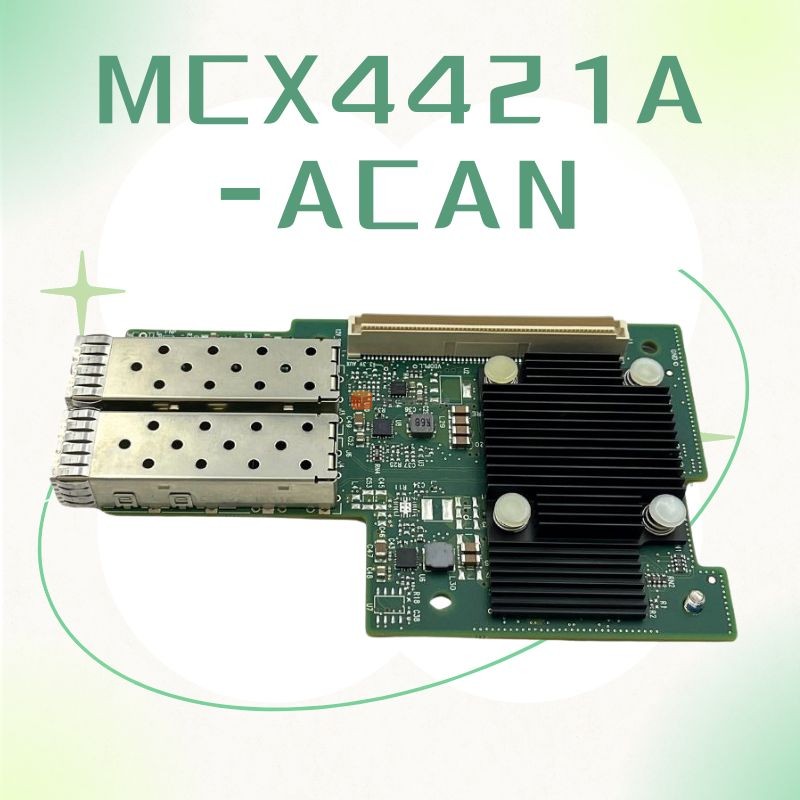 بطاقة محول الشبكة MCX4421A-ACAN OCP2.0 PCIe 3.0 x8 2 منفذ 25G SFP28 متوفر في المخزون