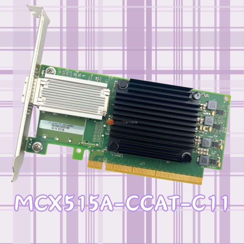 بطاقة محول الشبكة MCX515A-CCAT-C11 PCIe 3.0 x16 1 منفذ 100G QSFP28 متوفر في المخزون