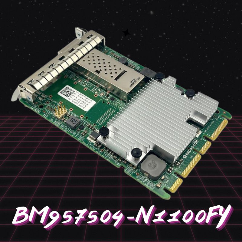 محول شبكة QSFP56 BM957504 N1100FY بسرعة 100 جيجابت / ثانية إيثرنت PCI Express 4.0 x16 OCP 3.0