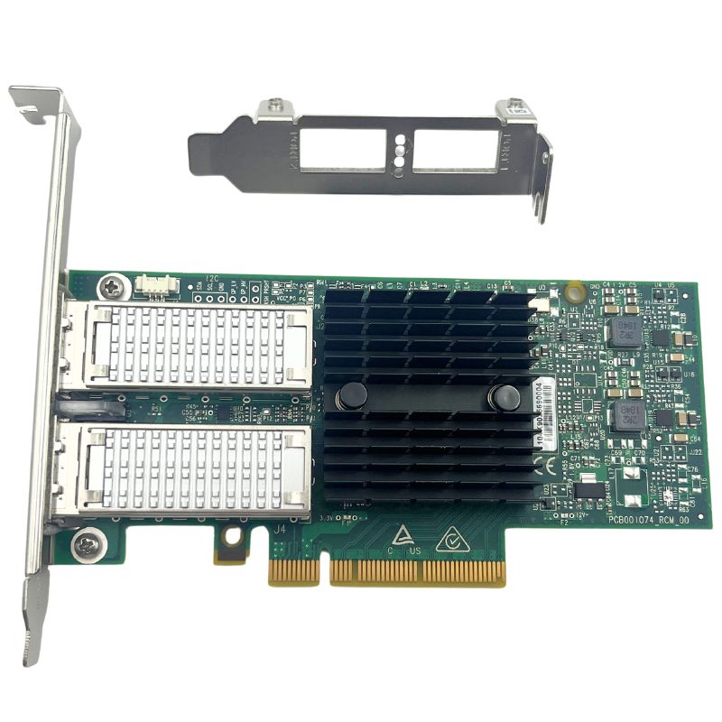 بطاقة واجهة الشبكة MCX354A-FCCT PCIe3.0 x8 بسرعة 8 جيجابت/ثانية بسرعة 10/40/56 جيجابت