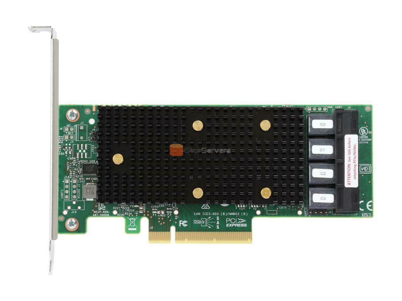 SAS SATA HBA controller 9400-16I 05-50008-00 PCIe 3.1 x8 SAS3416 12Gb/s